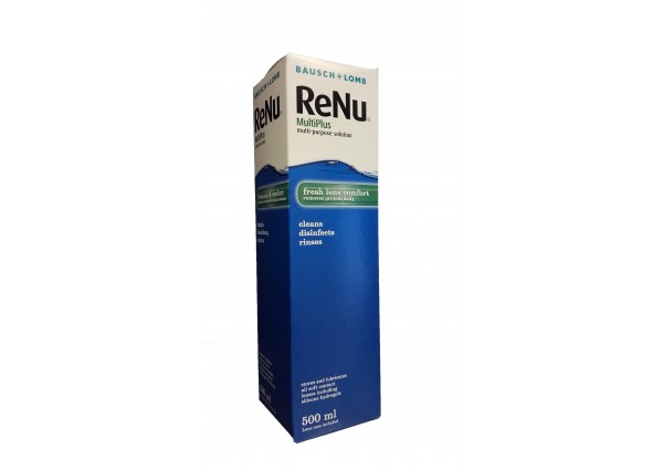 Líquido Lentes Contacto . Bausch & Lomb, ReNu MultiPlus  (500ml)